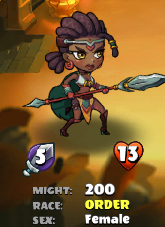 Defender of the Tribe Amazon card art in CuntWars